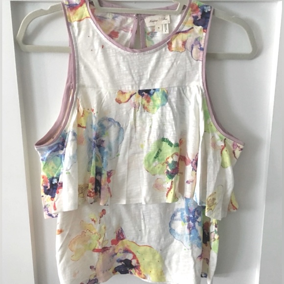 Anthropologie Meadow Rue Cantara Printed Tank Small NWT Retail $68 - Picture 6 of 13